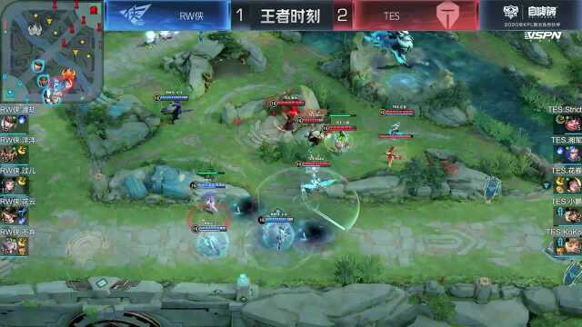 TES vs RW侠 第三局 TES拿下赛点局 Strict猪八戒再斩MVP