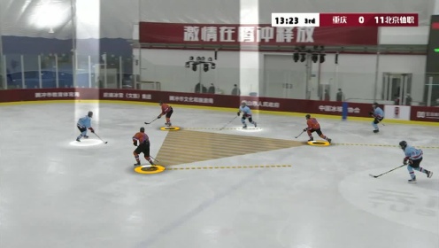 2020全国冰球锦标赛男子组冠军赛：哈尔滨队vs北京体职院 第一节
