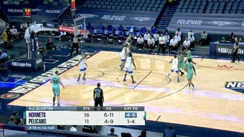《NBA全场集锦》【球星】拉梅洛-鲍尔vs黄蜂集锦 12+11+9准三双数据助队逆转