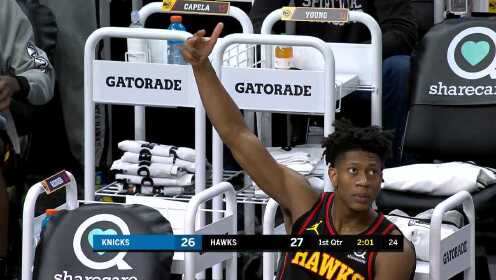 《NBA全场集锦》【纯享】尼克斯vs老鹰精华回放 兰德尔28+17+9特雷杨空砍33+14