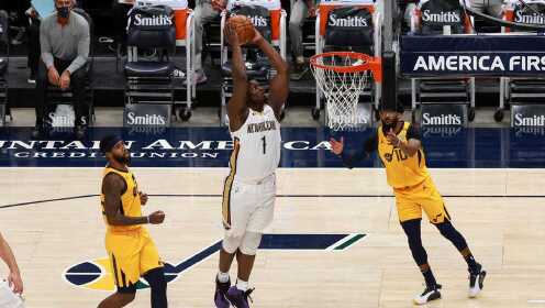 《NBA全场集锦》球哥抢断毫不拖沓 直接出球助胖虎飞天一扣