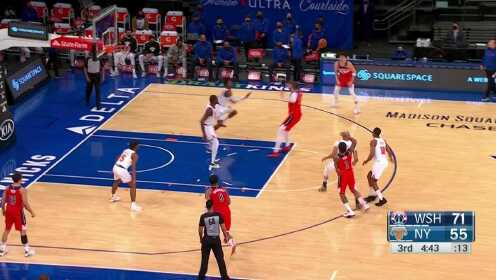 《NBA全场集锦》奇才vs尼克斯第3节中文解说回放