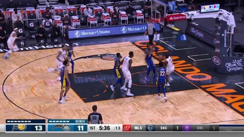 《NBA全场集锦》【原声】步行者131-112魔术 坎纳迪骨折伤退 魔术苦吞五连败