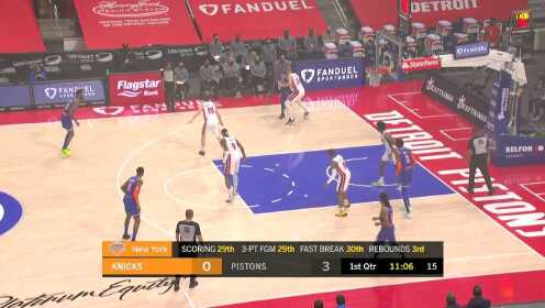 《NBA全场集锦》开场对飚毫不手软 布洛克外线开火还击格兰特