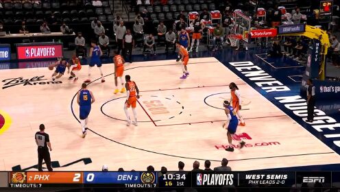 《NBA全场集锦》这合同可太值了 小里弗斯开场就中底角三分