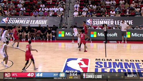 《NBA全场集锦》NBA夏季联赛：老鹰vs尼克斯第2节中文解说回放