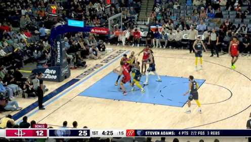 《NBA全场集锦》小伙还以颜色 申京篮下完美打成2+1