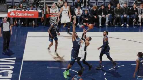 《NBA全场集锦》【原声】马刺90-115森林狼 唐斯25+12送马刺四连败