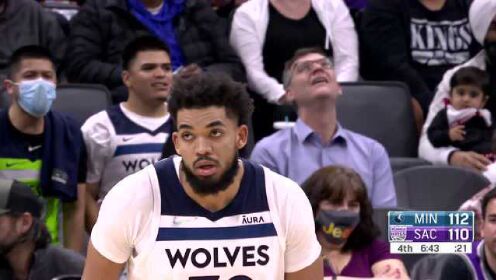 《NBA全场集锦》【纯享】森林狼vs国王精华回放 全新国王亮相三将20+复仇森林狼