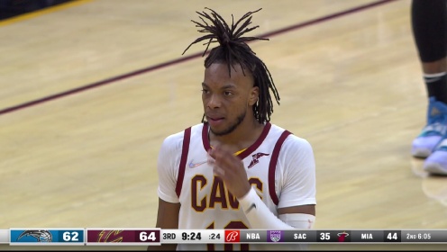 《NBA骑士》【纯享】魔术vs骑士精华回放 加兰末节超神关键进攻杀死比赛