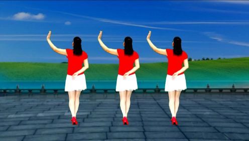 32步广场舞《花蝴蝶》旋律欢快好学，初学的您一看就会，易学舞蹈