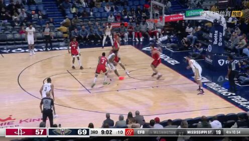 《NBA全场集锦》【原声】火箭106-119鹈鹕 锡安26+6拒绝逆转