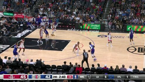 《洛杉矶快船》NBA常规赛：火箭vs快船第2节英文原声回放