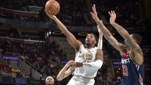 《NBA骑士》【球星】米切尔vs奇才集锦 全场20+6突破快下一条龙