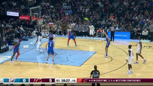《NBA骑士》厄尔以逸待劳送出大帽 多尔特变向突破一条龙挑篮打进