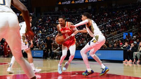 《NBA全场集锦》【原声】步行者130-143老鹰 特雷杨遭驱逐老鹰八人上双击退步行者