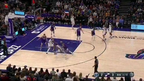 《NBA全场集锦》奇才vs爵士第1节中文解说回放