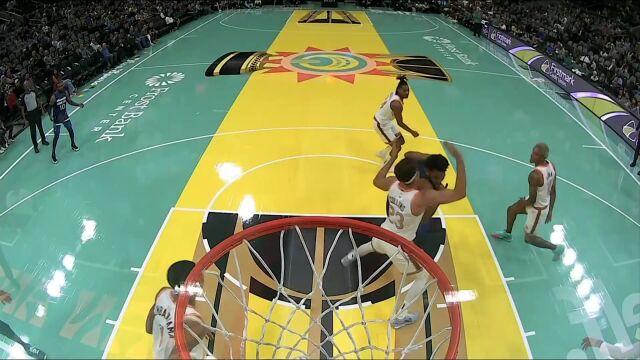 森林狼vs马刺五佳球 爱德华斯极限拉杆命中文班单打唐斯保留悬念