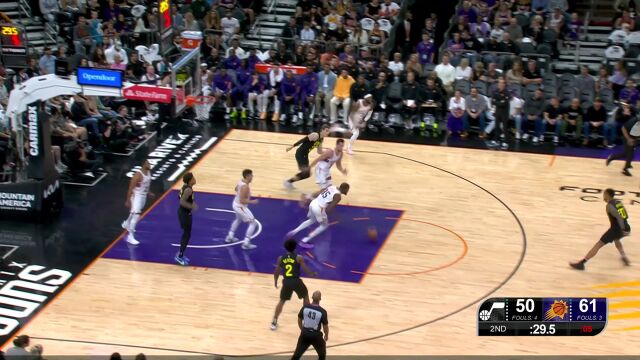 爵士104-126太阳 杜兰特26+7太阳主场兵不血刃击败爵士