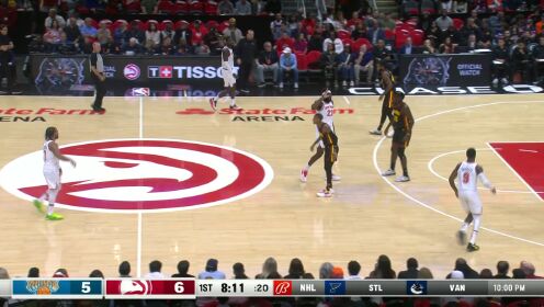 《NBA全场集锦》这默契的空中作业 布伦森快步杀入篮下米罗拍马赶到完成空接暴扣