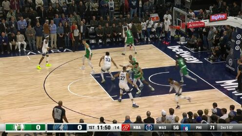 《NBA全场集锦》偷鸡不成蚀把米！波神迎面巴掌大帽扇飞麦克丹尼尔斯拒绝被隔扣