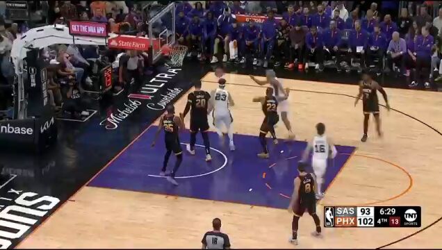 马刺vs太阳皓篮球二路解说全场回放