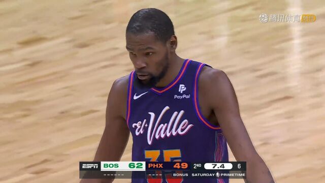 无差别攻击！杜兰特运球戏耍霍福德滞空命中