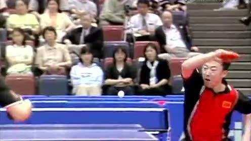 2001日本世乒赛男单半决赛 马琳vs孔令辉剪辑