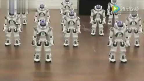 舞蹈机器人跳舞实拍视频