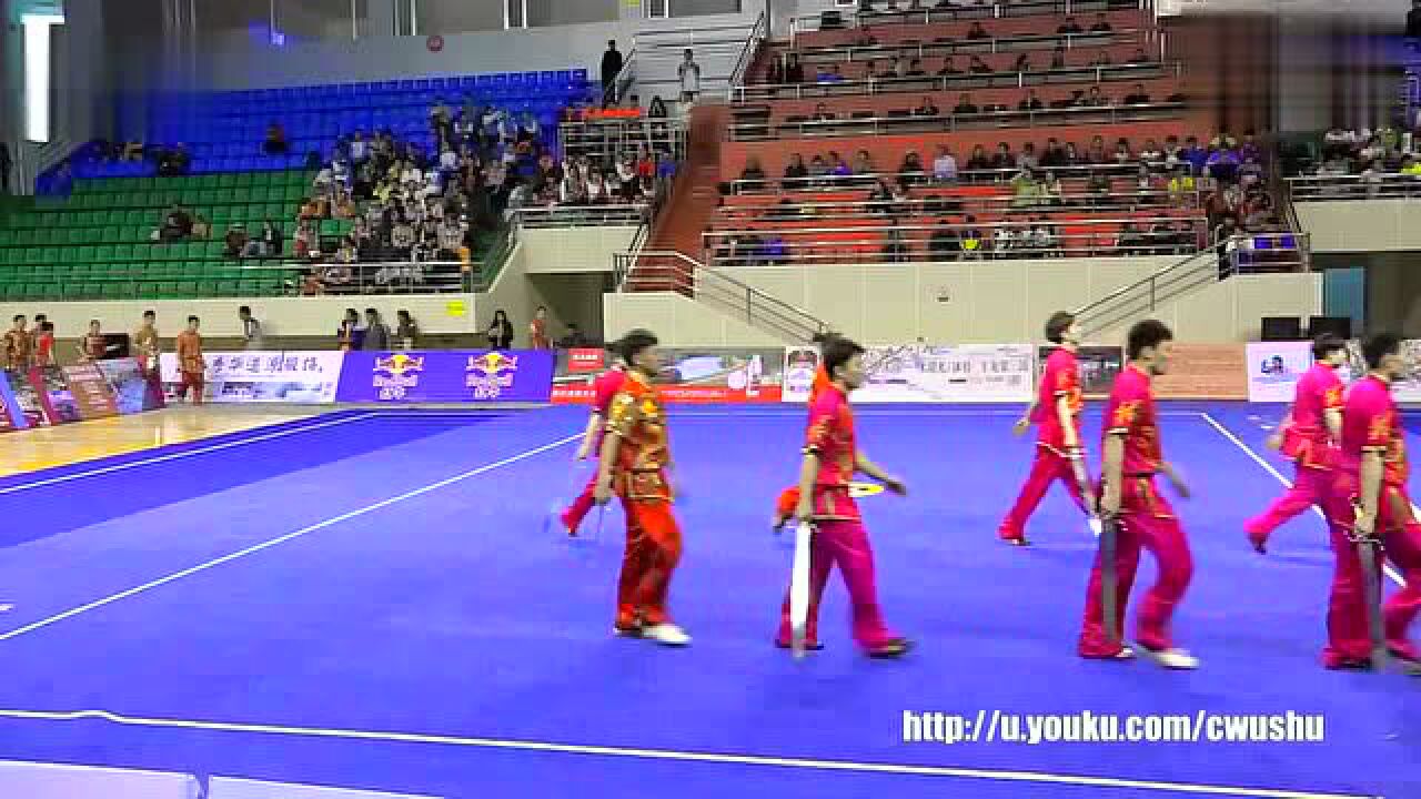2016年全国武术套路冠军赛(传统项目)集体南刀(广西)第四名_腾讯视频