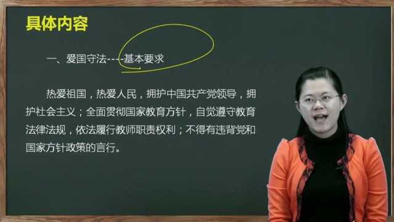 教师资格笔试:综合素质教师职业道德规范内容解读腾讯视频}