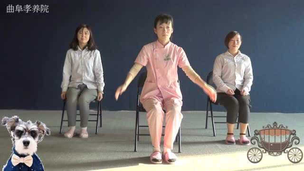 坐着运动健身(养老院早操)_高清