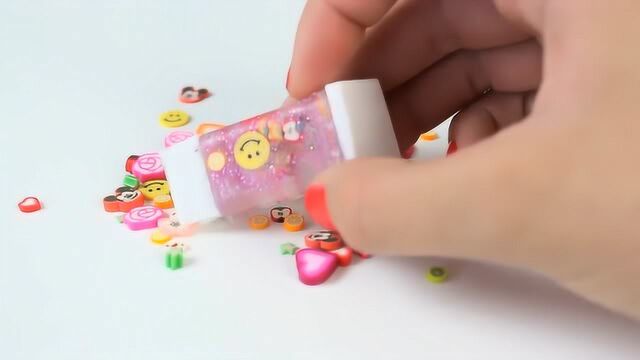 生活小窍门,diy自制液体流动装饰效果的橡皮擦