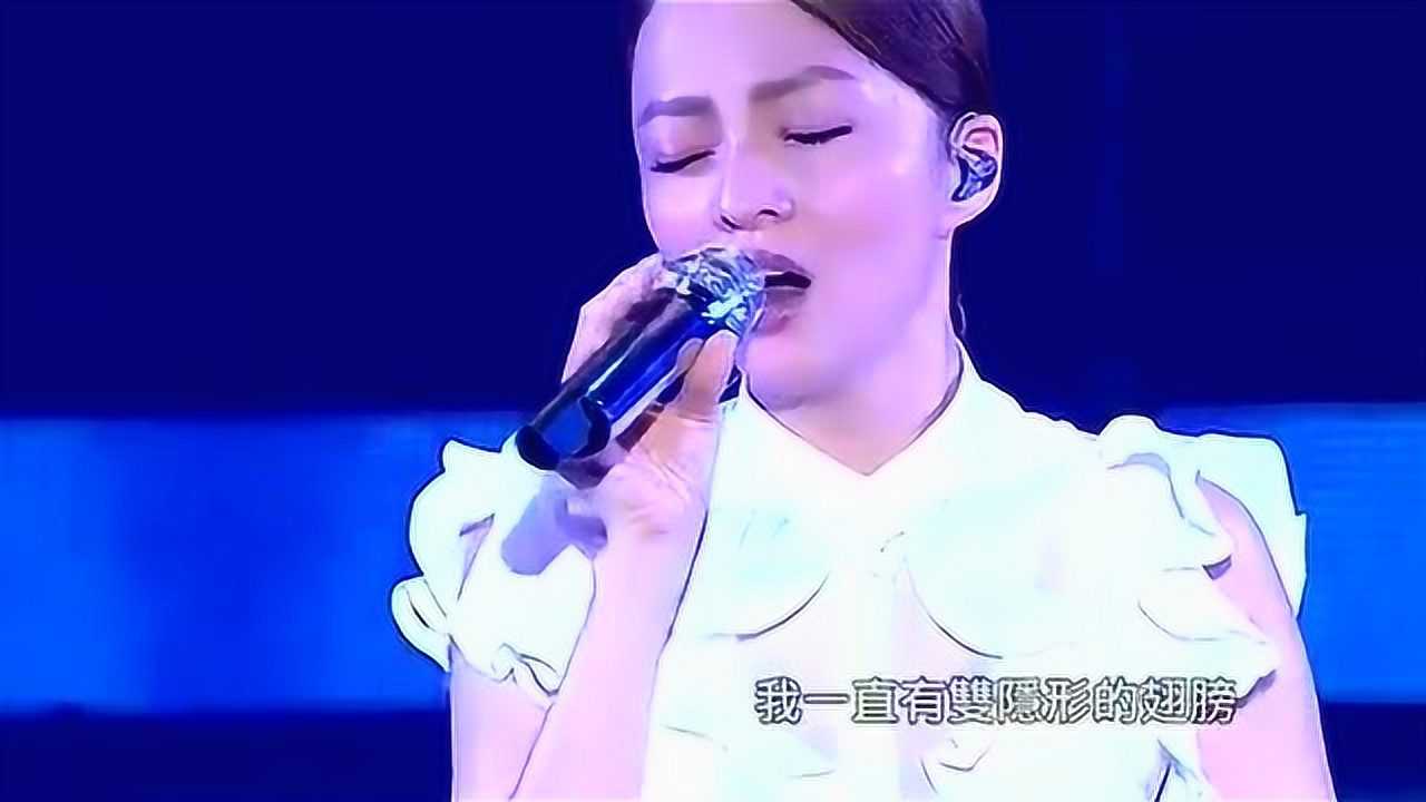 张韶涵的成名曲堪称教科书一般的神曲隐形的翅膀