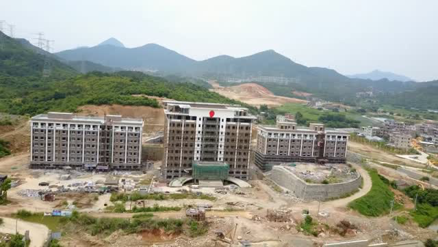 福建省洛江监狱工地航拍视频