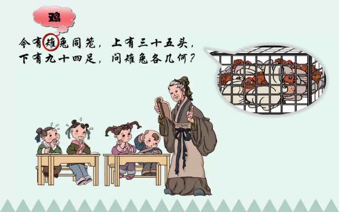 《鸡兔同笼》微课视频_高清1080P在线观看平台_腾讯视频