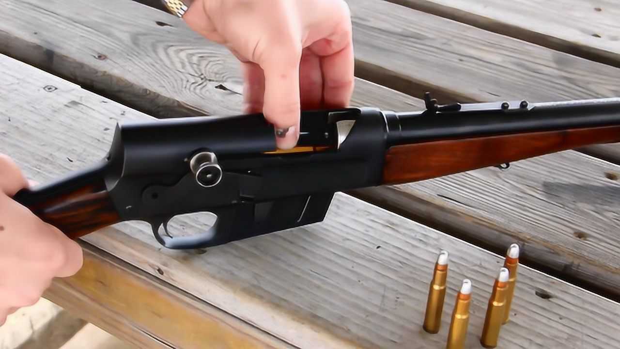 实测雷明顿model8半自动步枪,它比sks步枪历史更久远!