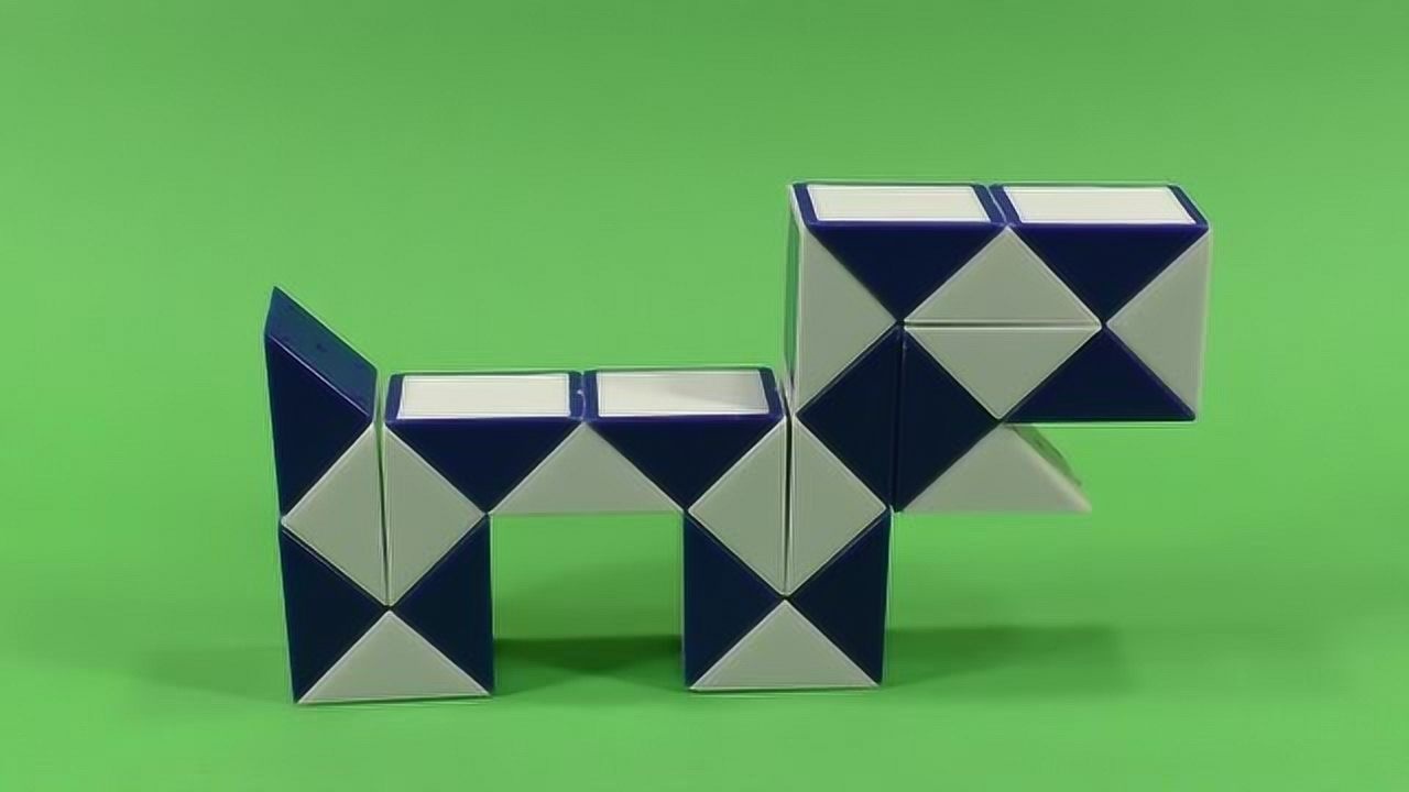 24段魔尺变张嘴的小狗,第三种形状,适合幼儿园小朋友学习