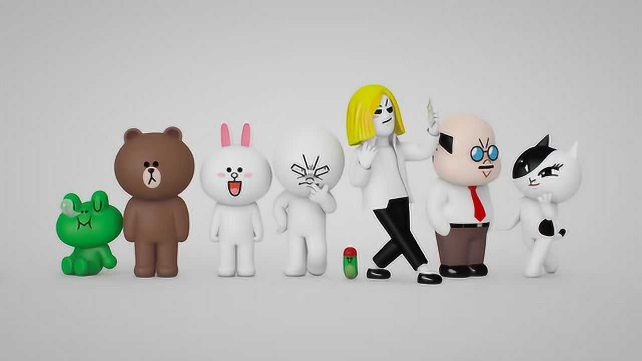 line friends家族动漫