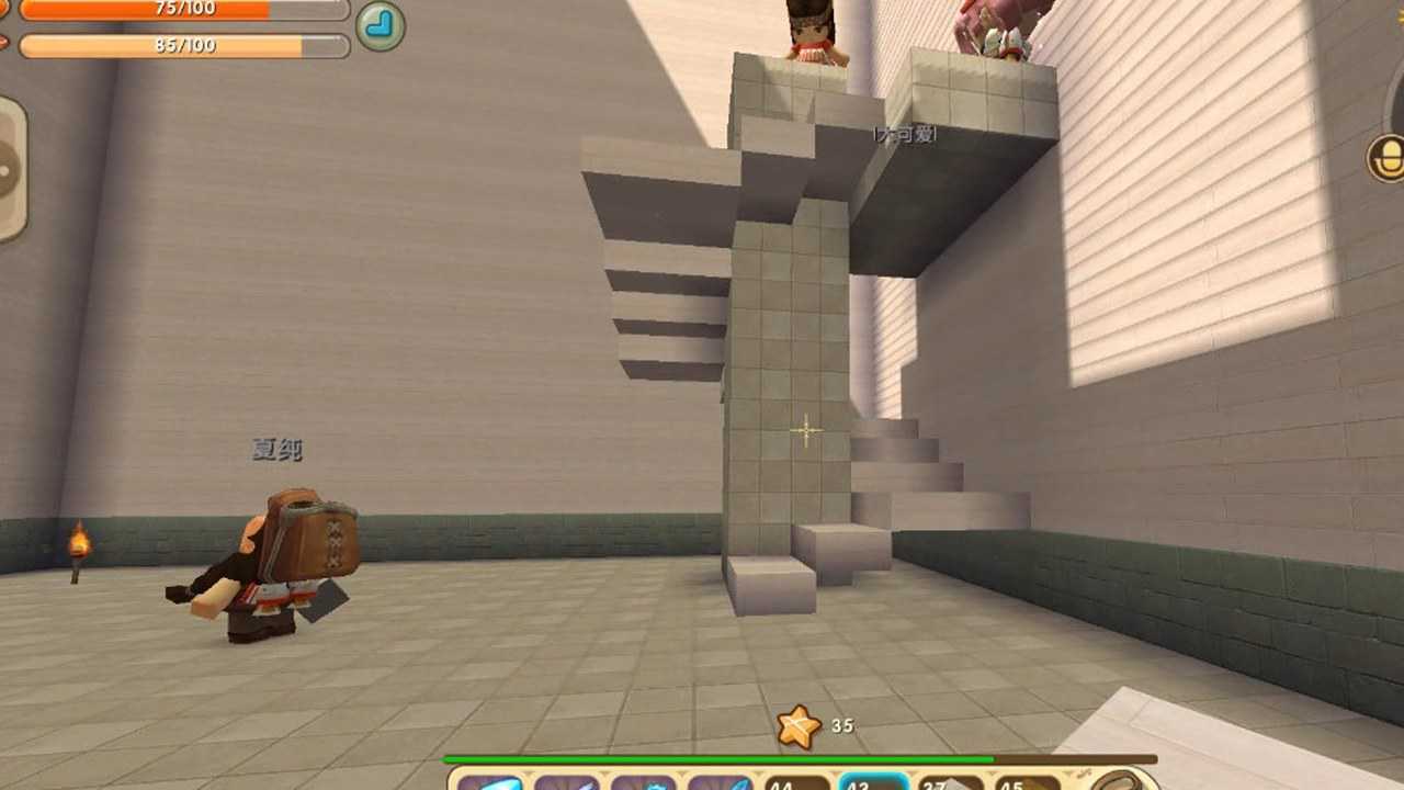 迷你世界 新大陆生存p65 这么帅的旋转楼梯还嫌弃 矫情!