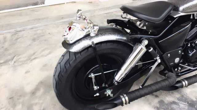 本田马格纳水冷250太子型摩托车 骷髅头