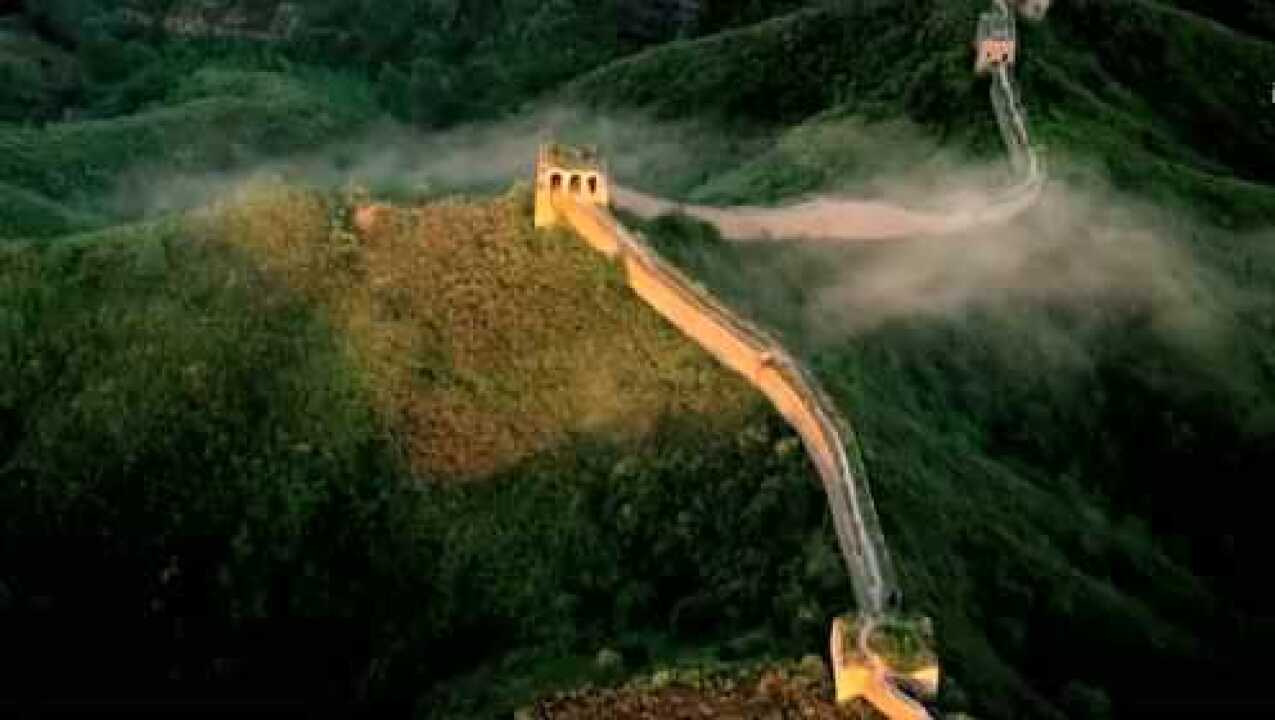 航拍——中国长城，真的好震撼，旷世杰作_高清