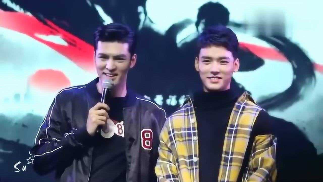 徐峰龚俊盛势上海见面会互相介绍对方太逗