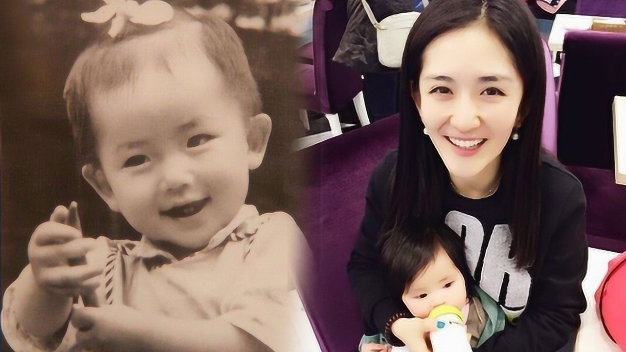 谢娜晒童年照 一个细节暗示了双胞胎的长相