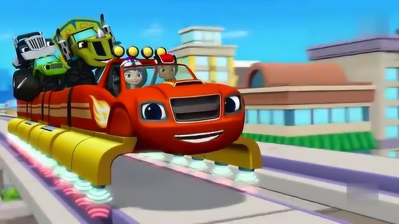 旋风战车队飚速的磁悬浮列车好像过山车一样真好玩