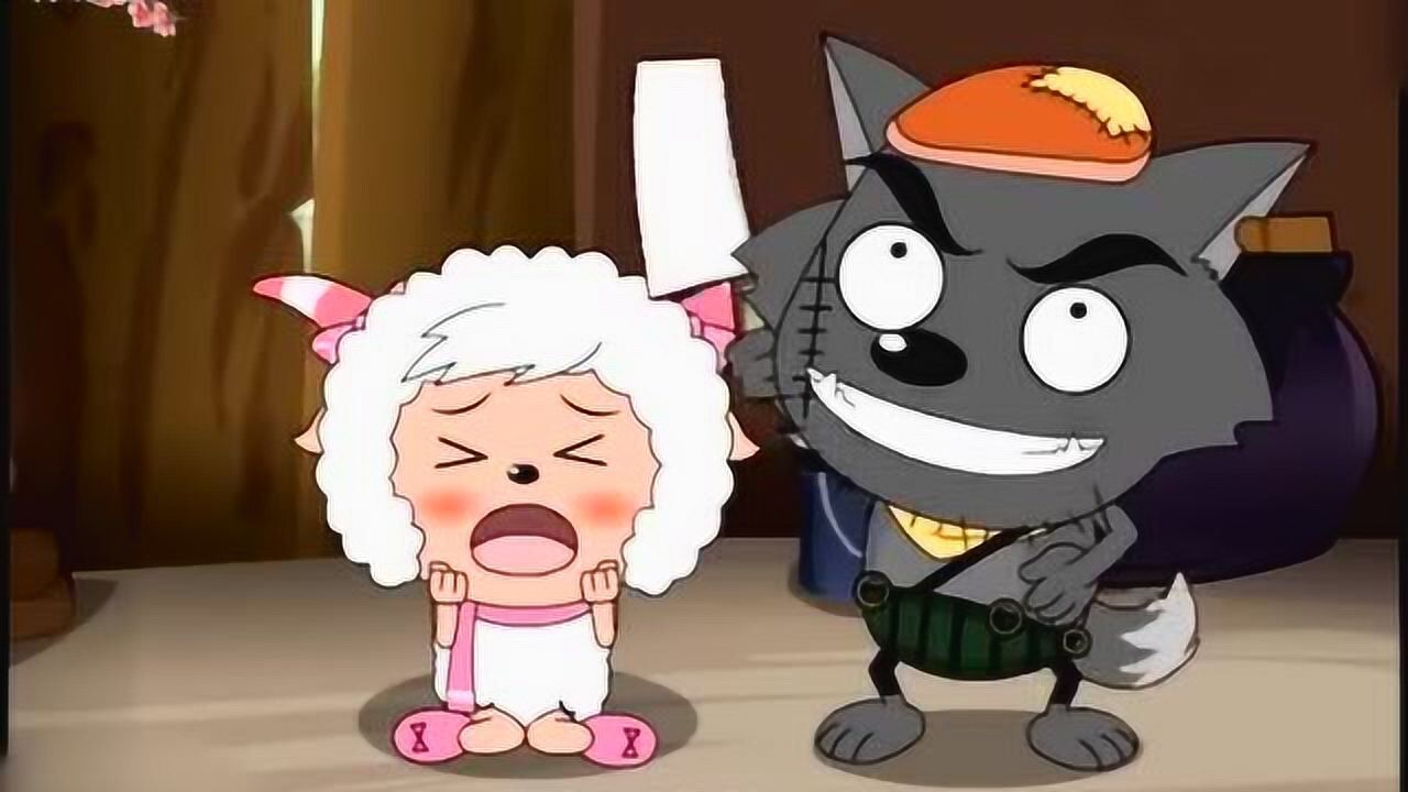 喜羊羊与灰太狼灰太狼偷偷溜进了女厕所捉住了美羊羊