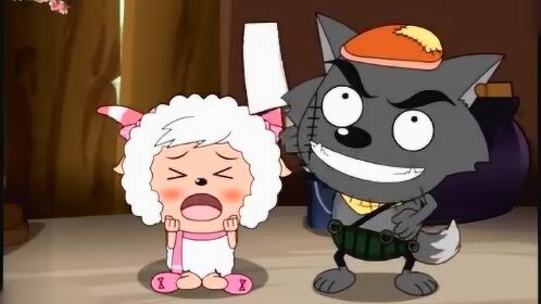 喜羊羊与灰太狼灰太狼偷偷溜进了女厕所捉住了美羊羊