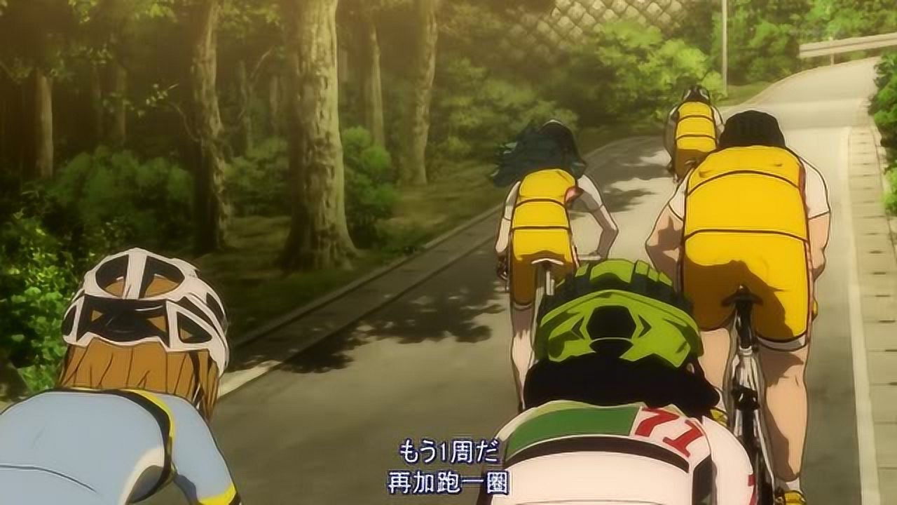 飙速宅男-小野田看到自行车部队训练心里动摇了