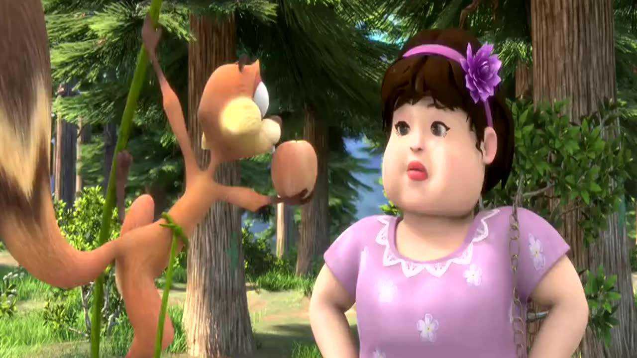 动画片 熊出没之探险日记 导游光头强