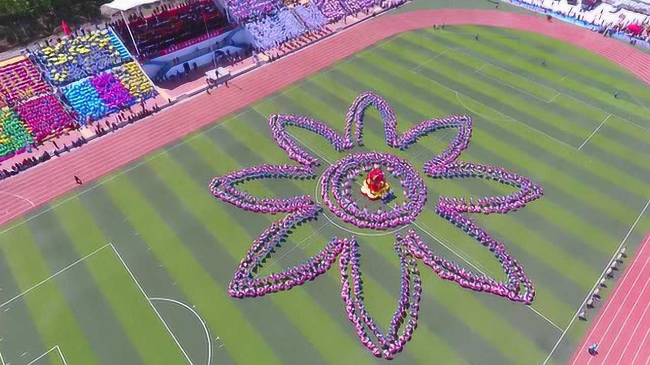 宝清三中大型团体操《青春·芳华》